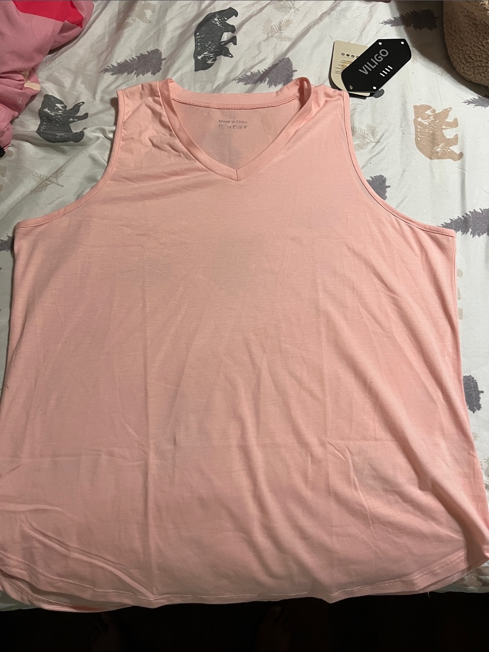 VILIGO Sleeveless Top Light Pink - Size XL